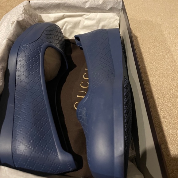 Gucci Rubber Overshoes-Diamanté, Royale - Picture 2 of 5